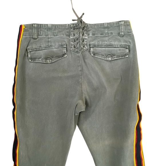 Pam & Gela Uniform Side Stripe Step Hem Pant I Size: 25 - Picture 8 of 12